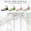 Tscoyuki Platform Heels for Women Sparkly Rhinestone Strappy Heels Sandals Chunky Heel Ankle Strap Square Open Toe Y2K Dress Shoes for Wedding Party Evening Dance(Black Rhinestones)